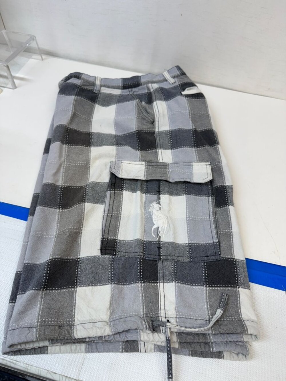 Mens Ralph Lauren  Plaid Cargo Shorts sz.42